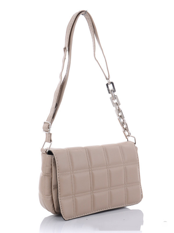 

Женские сумки деми Prime 003-4 beige Бежевый р.16x27x6