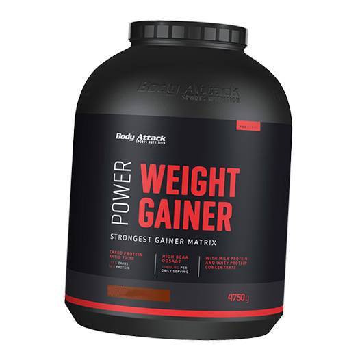 

Гейнер, Power Weight Gainer, Body Attack 4750г Молочный шоколад (30251001)