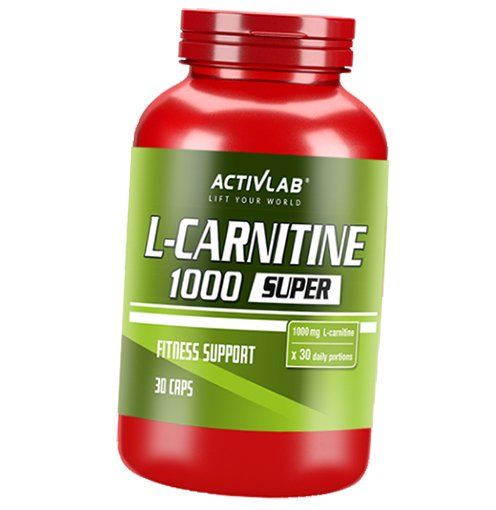 

Карнитин, L-Carnitine 1000, Activlab 30капс (02108003)