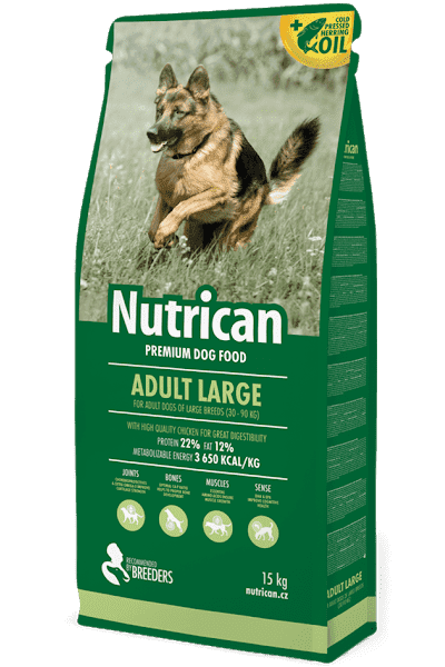 

Корм для собак Nutrican Adult Large 15 кг. (nc507023)