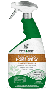 

Спрей VET`S BEST Natural Flea & Tick Home Spray от блох,клещей и москитов для собак и дома 945 мл (vb10348)