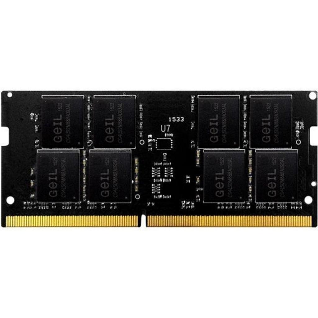 

Память Geil 8 GB SO-DIMM DDR4 2666 MHz (GS48GB2666C19SC)