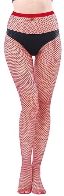 

Красные колготы в сетку, Красные колготы в сетку S/L