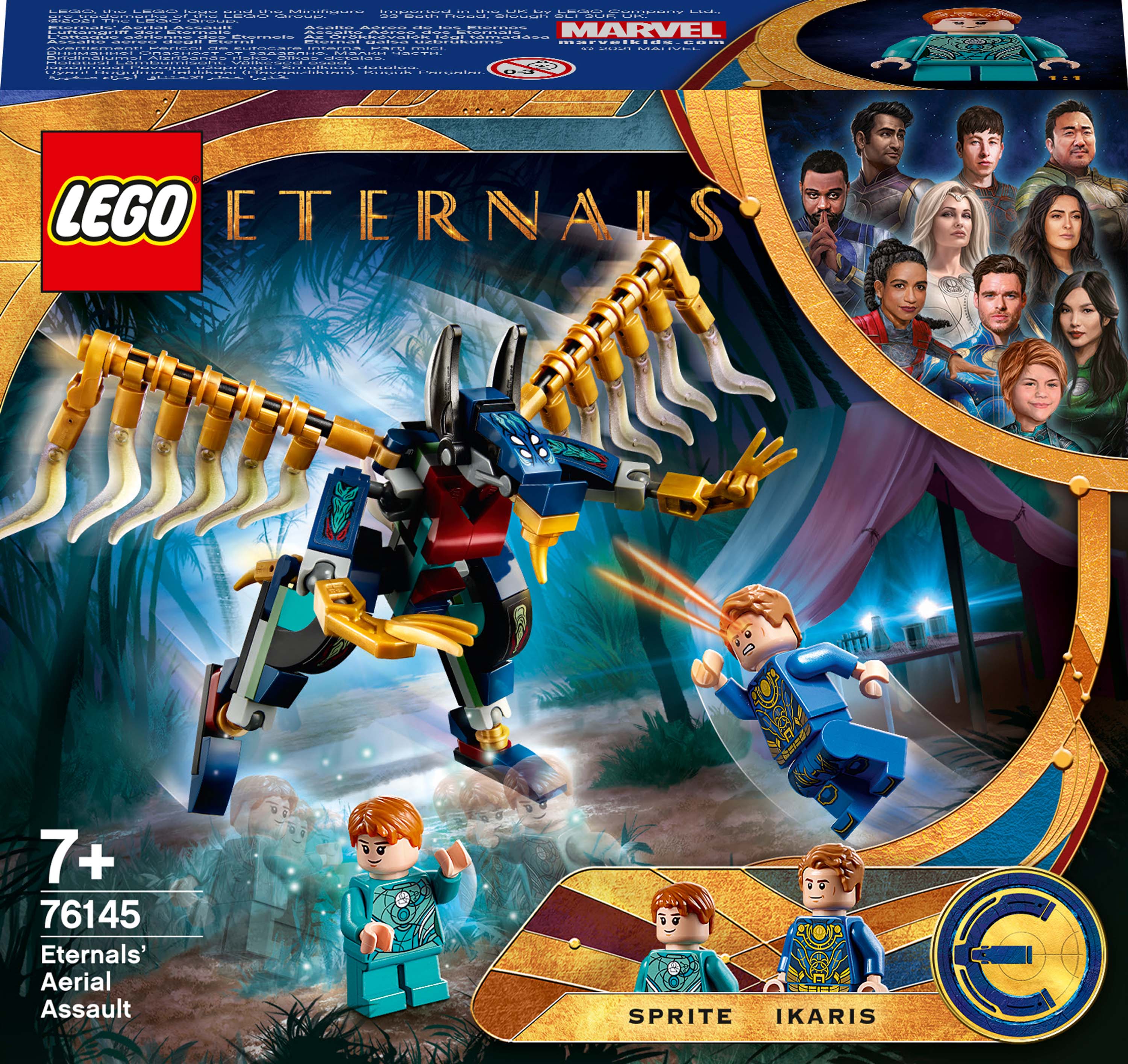 

Конструктор LEGO Super Heroes Marvel Воздушное нападение Вечных 133 детали (76145)