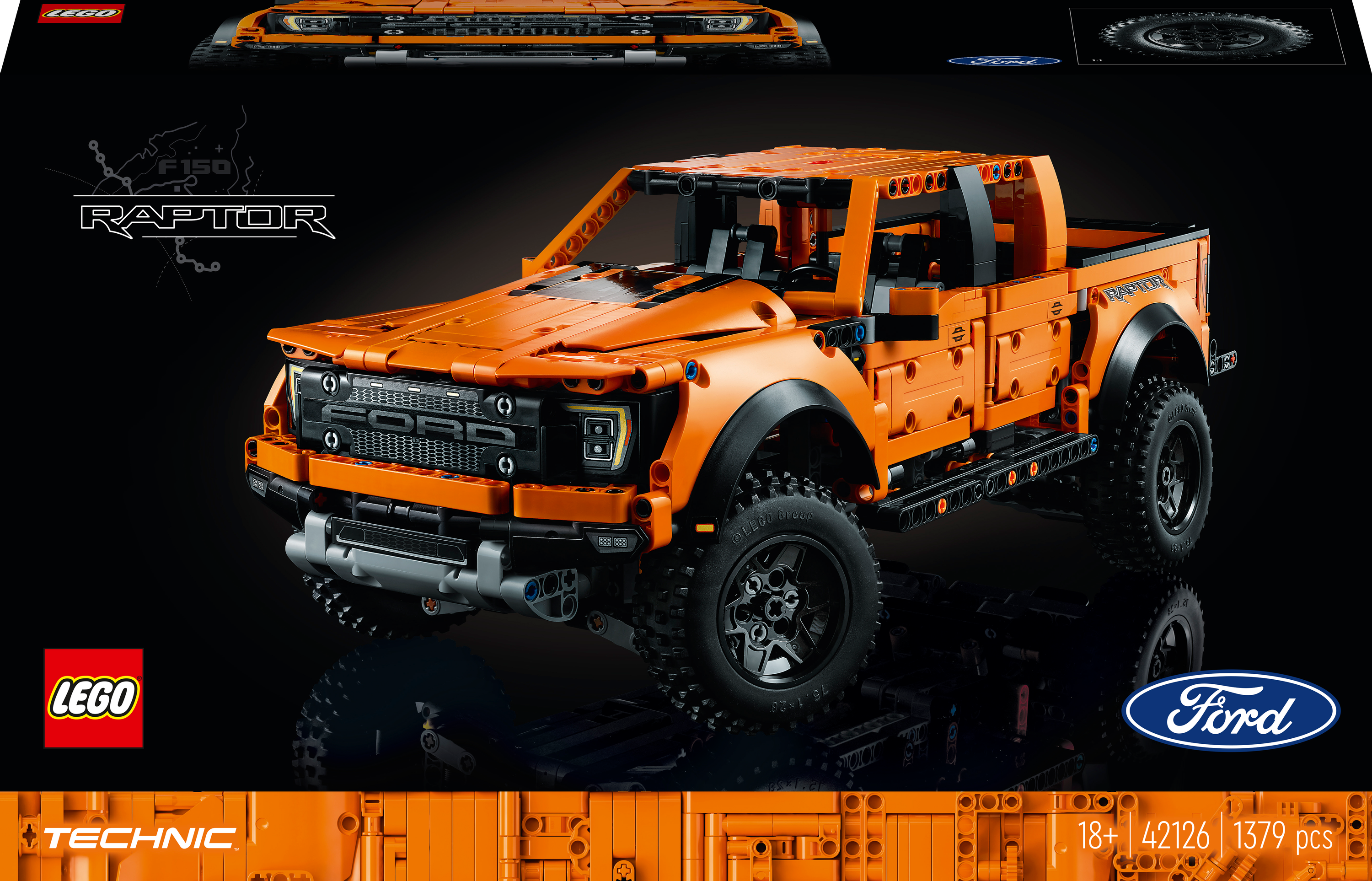 

Конструктор LEGO Technic Ford F-150 Raptor 1379 деталей (42126)