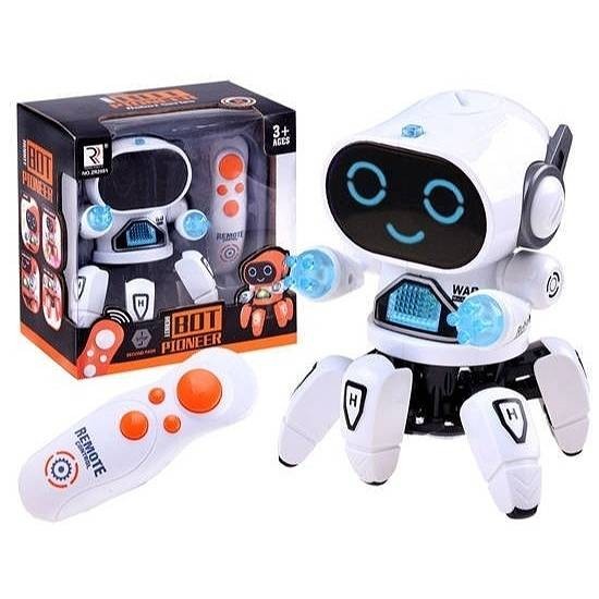 

Детская интерактивная игрушка Робот на радиоуправлении Bot Robot Pioneer Rong Xian Yi Белый