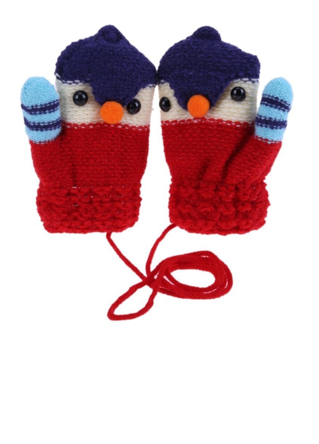 

Рукавицы варежки детям 2-5 лет 12 см красные (РУК-35-06)