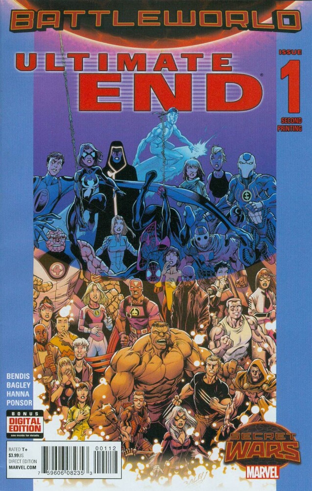 

Ultimate End #1 Cover G 2nd Ptg Mark Bagley Variant Cover (Secret Wars Battleworld Tie-In)