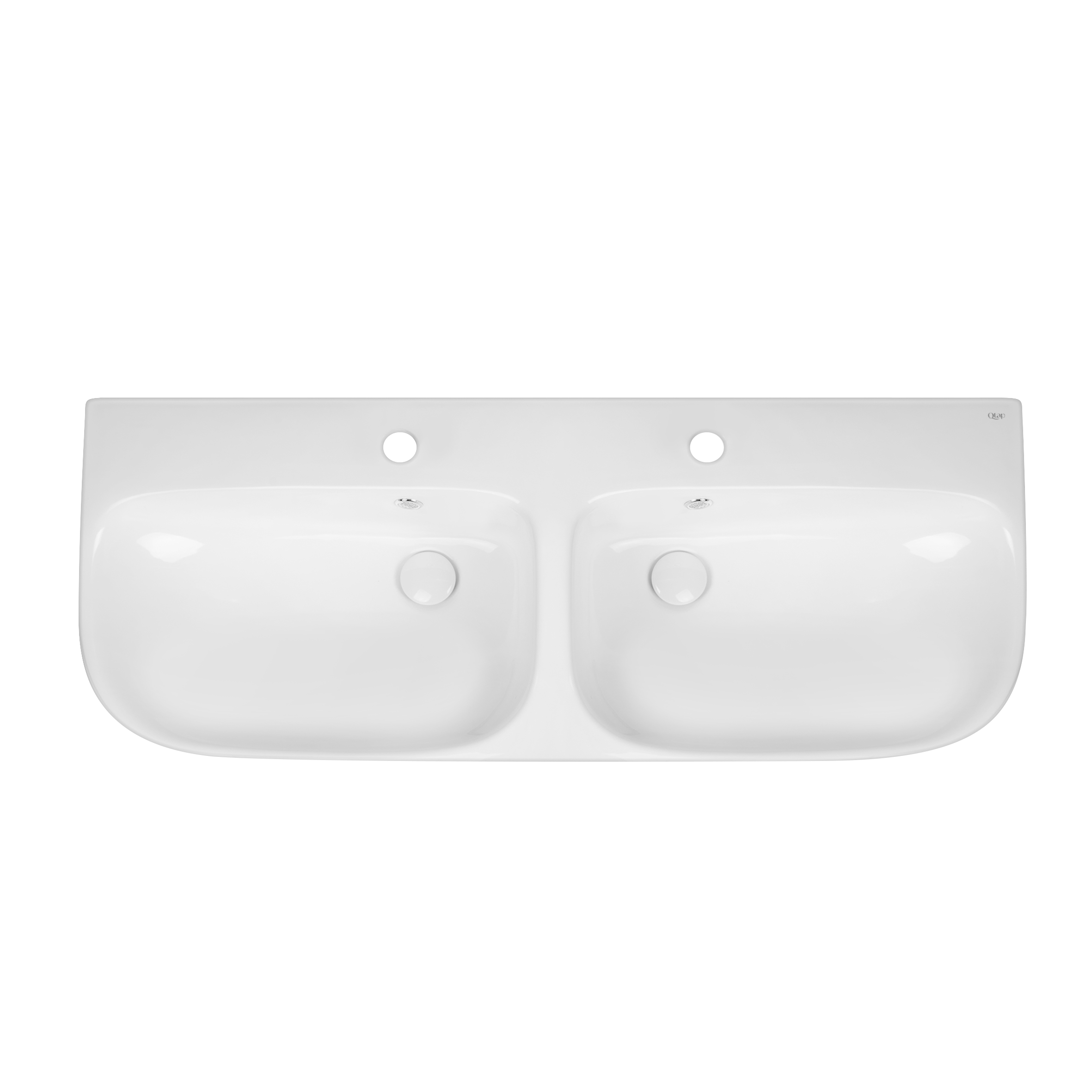 

Раковина подвесная моноблок Qtap Virgo 1000х410х360 White с донным клапаном QT1811G760W