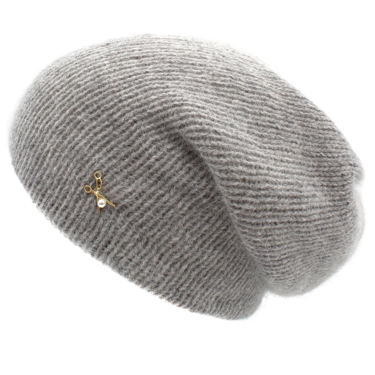 

Шапка Veer Mar SH9160 МИКА Angora+Cotton Универсальный светло-серый