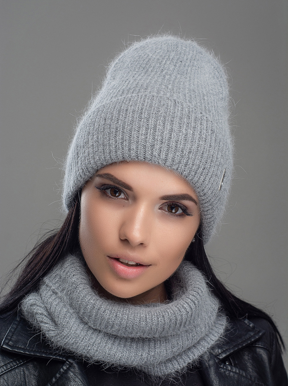 

Шапка Leks/Jolie Сицилия комплект Размер (53-57) Цвет (серый)