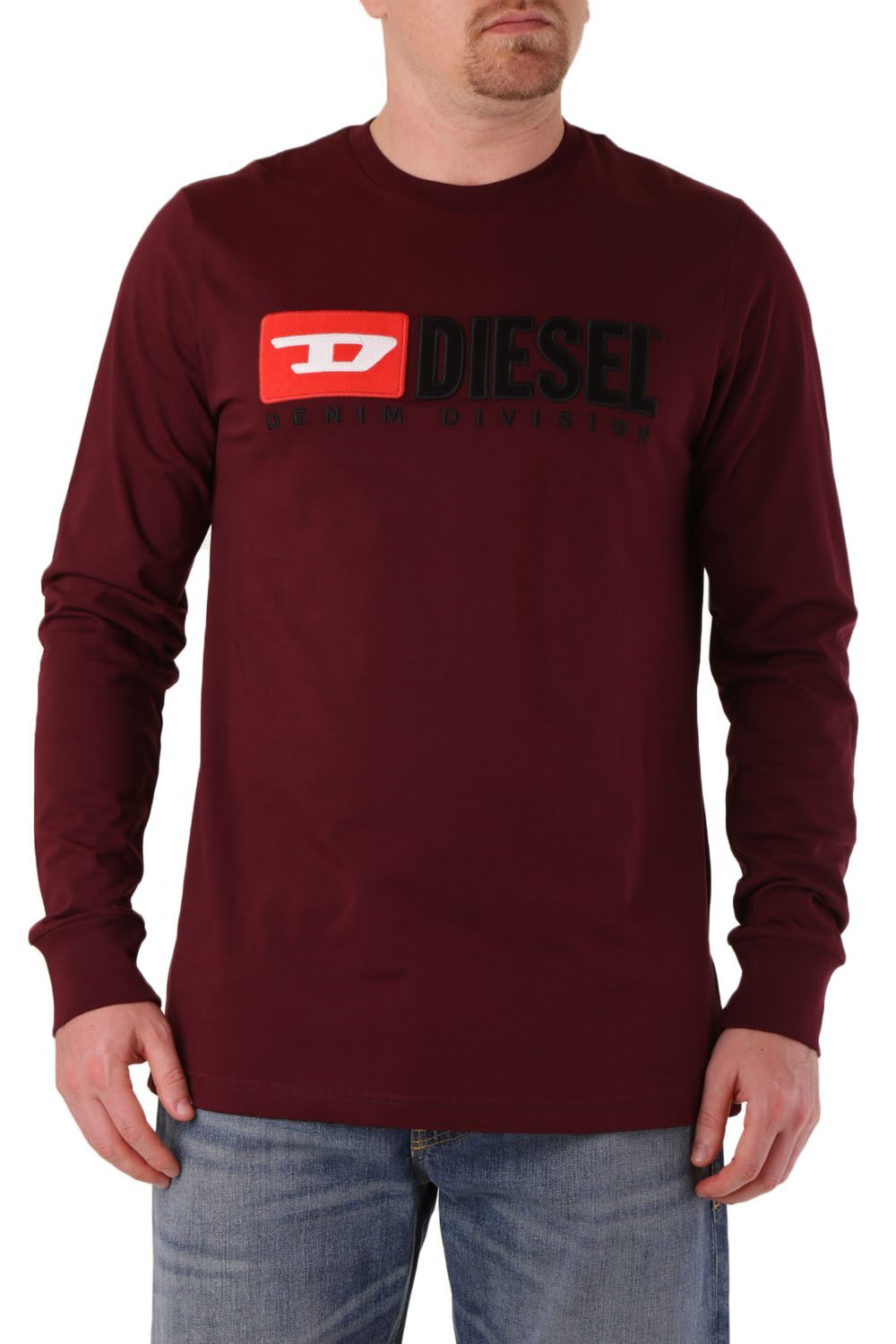 

Лонгслив Diesel Red 2XL красный