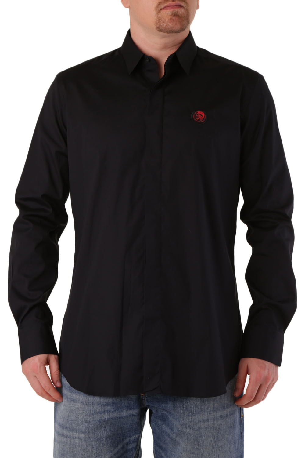 

Рубашка Diesel Black  черный, Рубашка Diesel Black 40 черный
