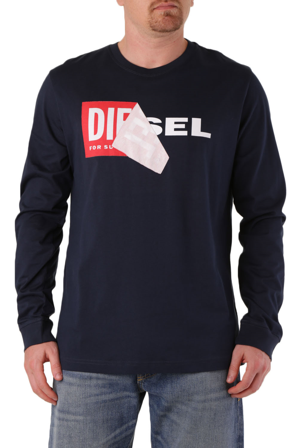 

Лонгслив Diesel Blue XL синий