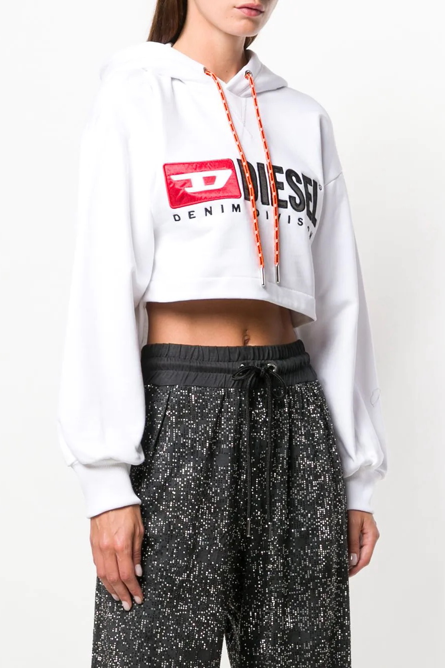 

Худи Diesel White 2XS белый