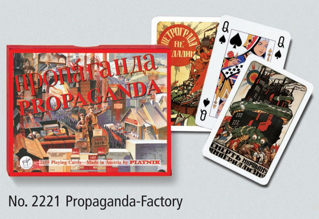 

Комплект игральных карт "Propaganda - Factory, Bridge", 2х55 карт (шт.) 2221