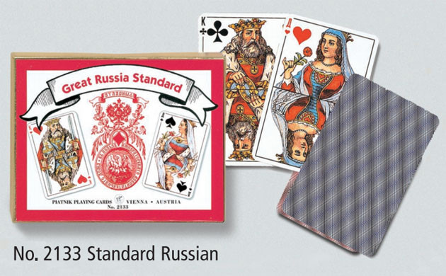 

Комплект игральных карт "Standard Russian", 2х55 карт (шт.) 2133