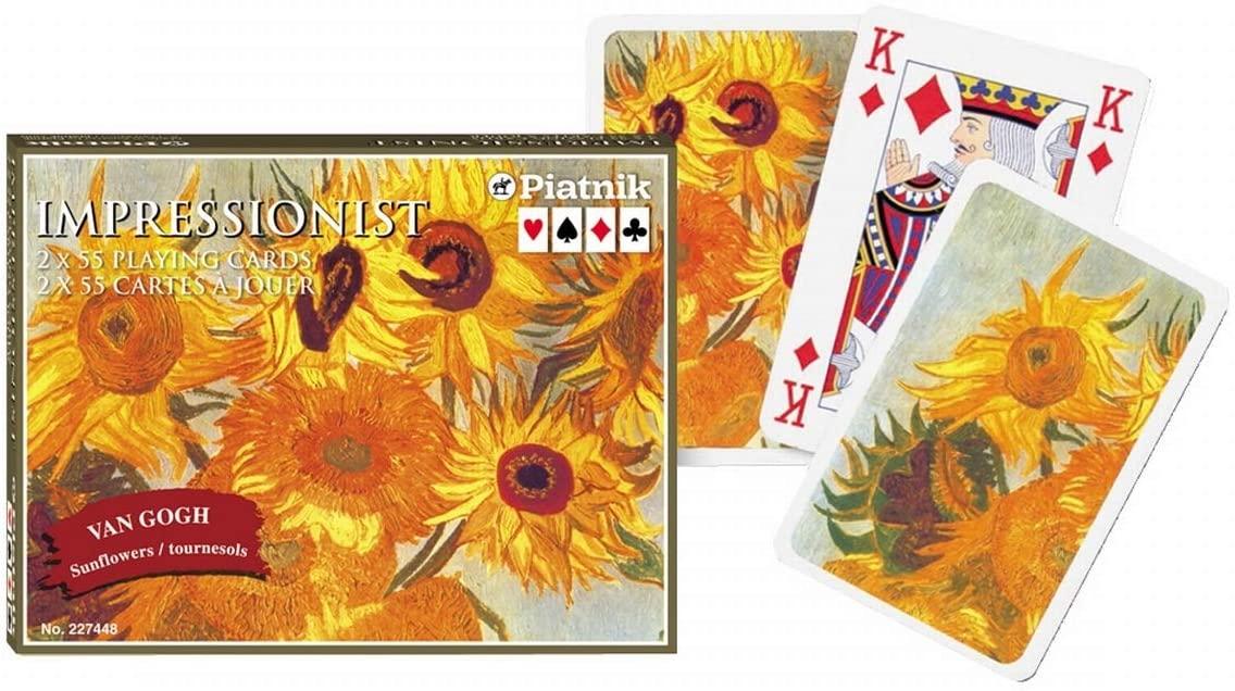 

Комплект гральних карт Piatnik "Van Gogh - Sunflowers", 2х55 (шт.) 2274