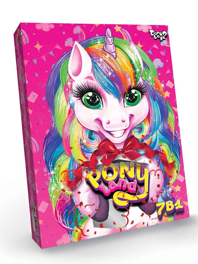 

Набор креативного творчества «Pony Land 7 в 1», украинский(PL-01-01U)