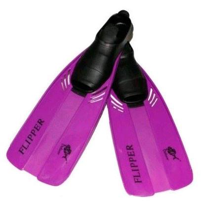 

Ласты для плавания детские фиолетовые XXS 31-33 Dolvor F17JR Flipper