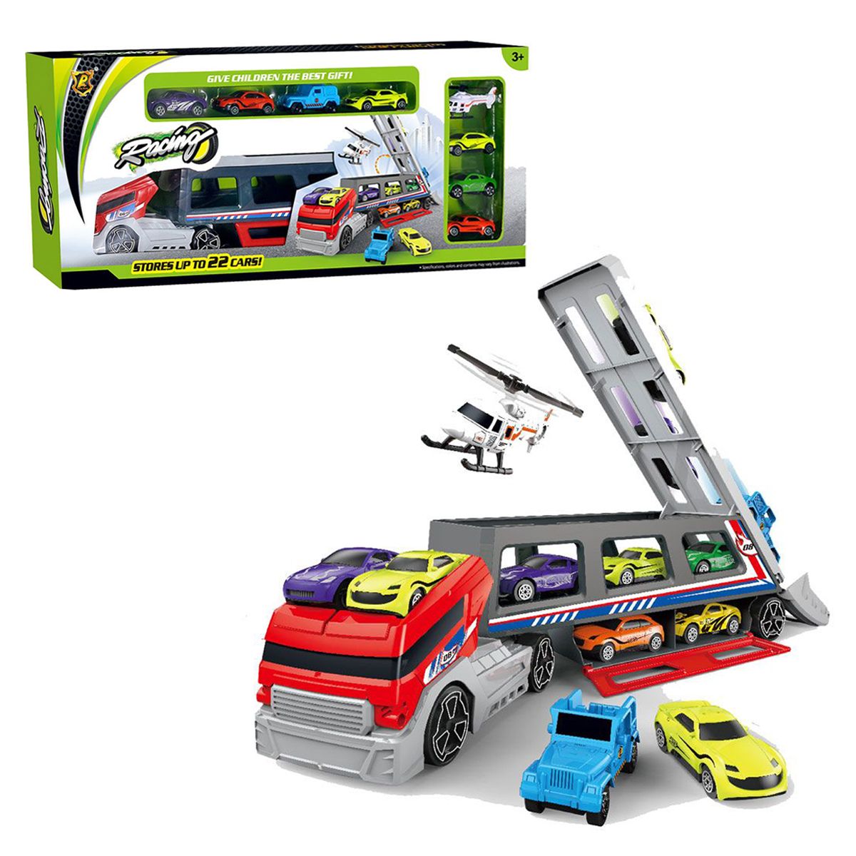 

Игровой набор Трейлер красный Peng Rong (P856-A) (154443)