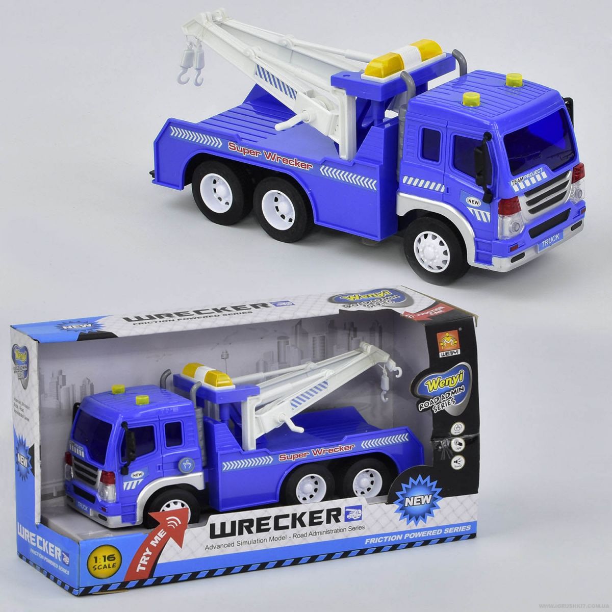 

Эвакуатор музыкальный Wrecker WENYI (WY292S) (56646)