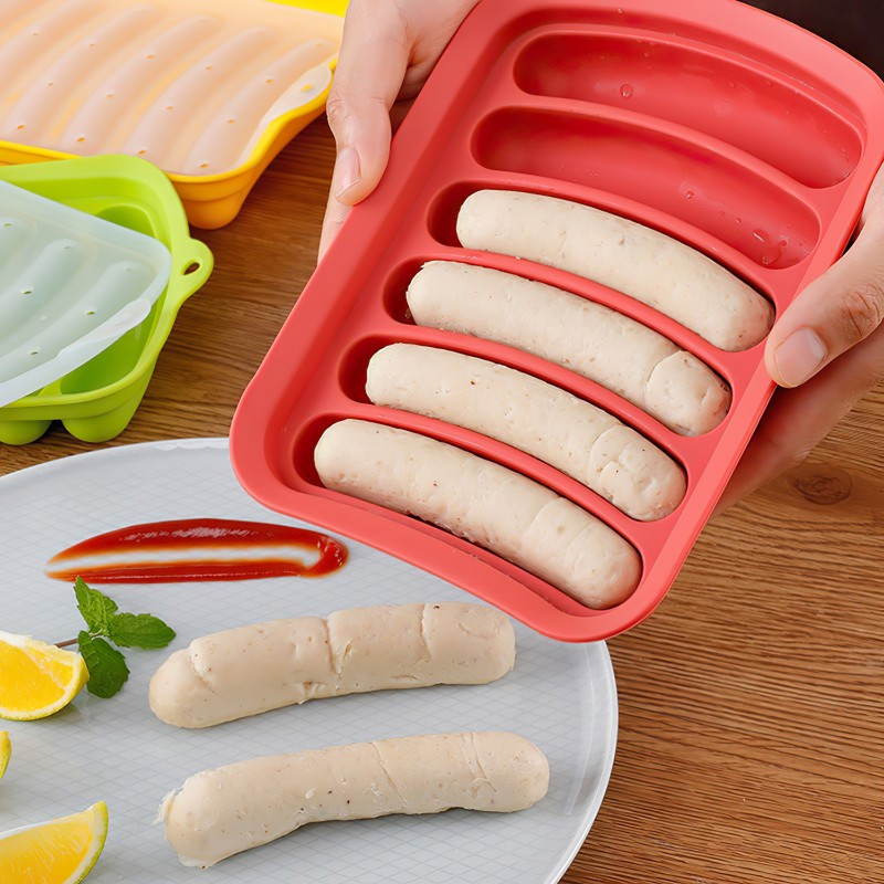 Силиконовая форма для сосисок ручной работы Silicone Sausage Maker ...