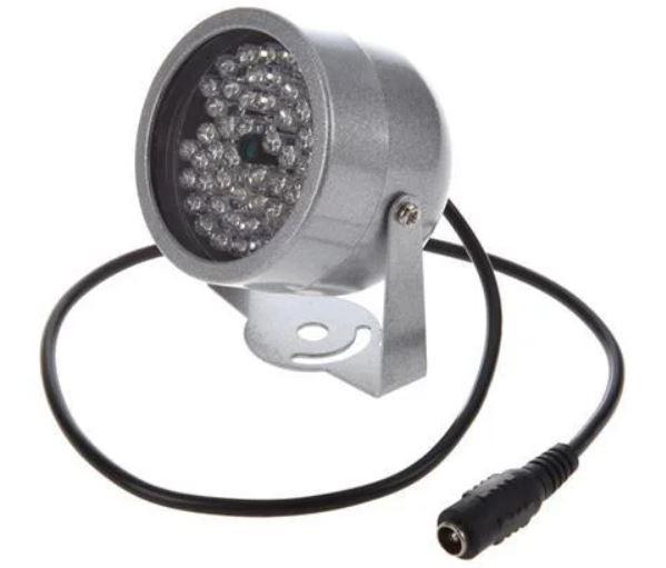 

Прожектор инфракрасный ИК для камер 48LED 30м, уличный MHz. 49085