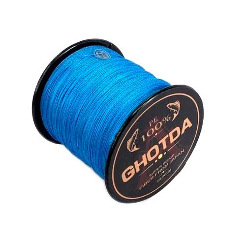

Шнур плетеный рыболовный 150м 0.4мм 27.2кг GHOTDA, синий. 49191