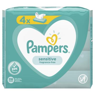

Влажные салфетки Pampers Sens 4x52 (8001841062624). 45801