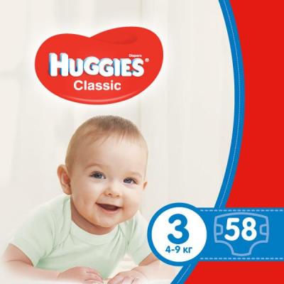 

Подгузник Huggies Classic 3 Jumbo 58 шт (5029053543109). 47978