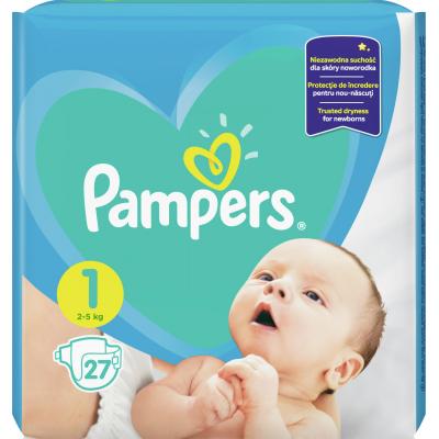 

Подгузник Pampers New Baby Newborn Размер 1 (2-5 кг), 27 шт. (8001090910080). 47910