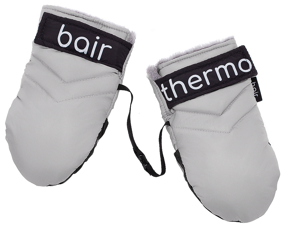 

Рукавицы для коляски Bair Thermo Mittens серый. 34670