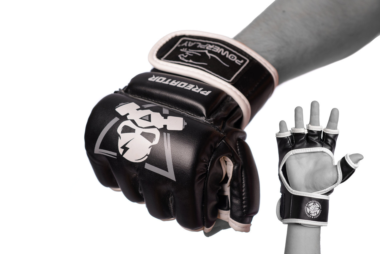 

Перчатки для MMA PowerPlay 3056 Black-White L