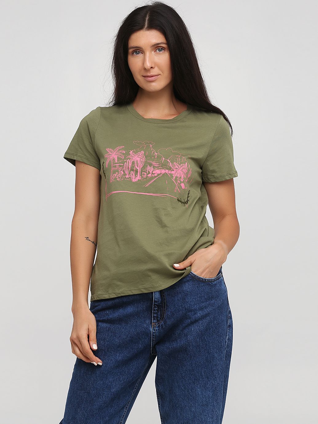 

Футболка C&A 2077991 36 Хаки