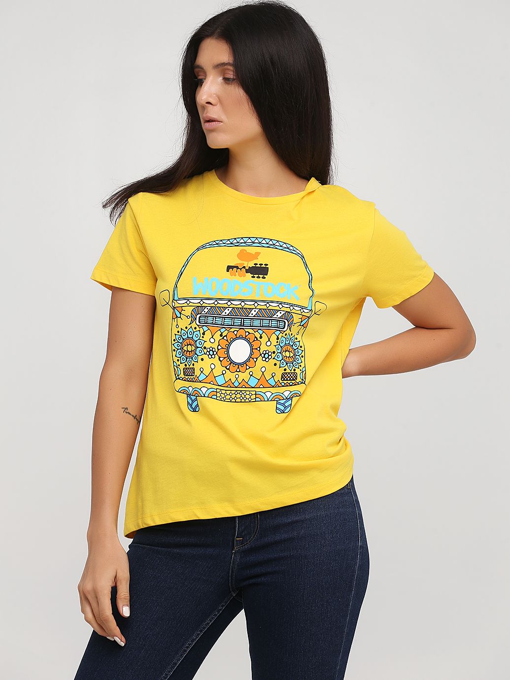 

Футболка C&A 04871730489_желтая.woodstock L Желтая