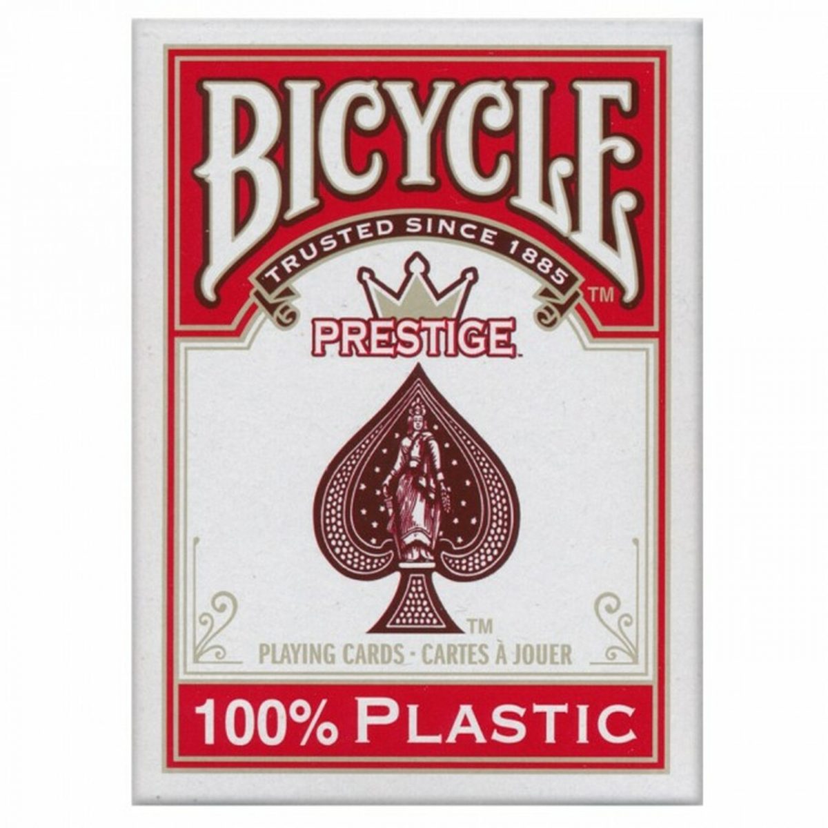 

Карты игральные Bicycle Prestige Poker 100% Plastic Красные (2954)