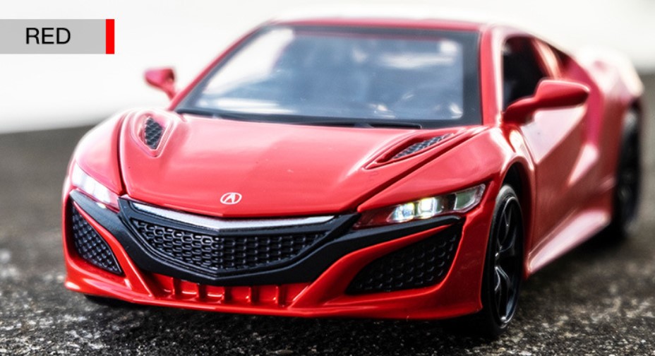 

Модель автомобиля Acura NSX 1:32 звук и свет красного цвета