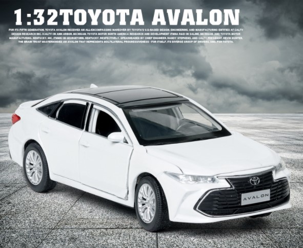 

Модель автомобиля Toyota Asia Dragon 1:32 белого цвета