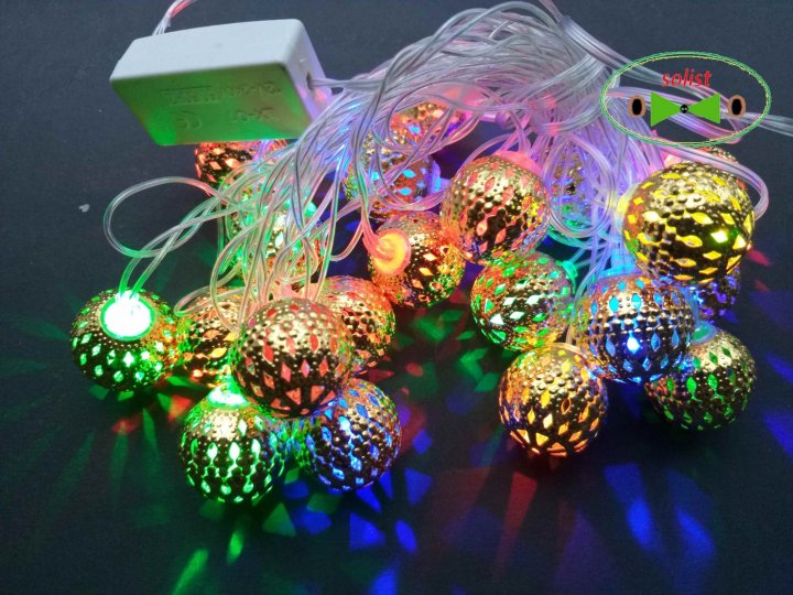 

Светодиодная гирлянда-шарик LEDLight разноцветная 3 м (003879)
