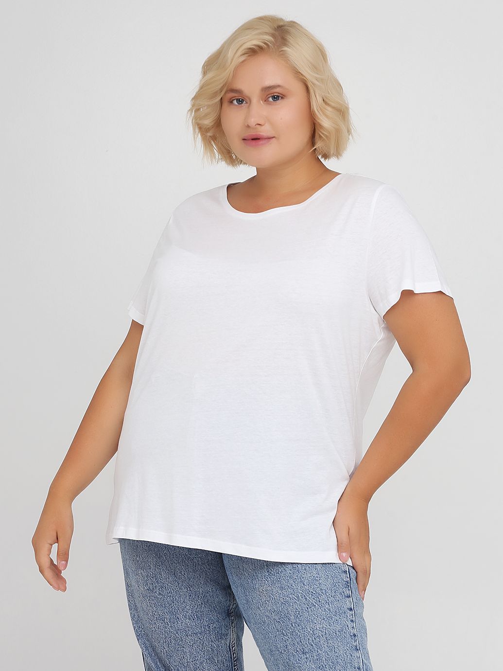 

Футболка H&M 0826646_бел XXL Белая