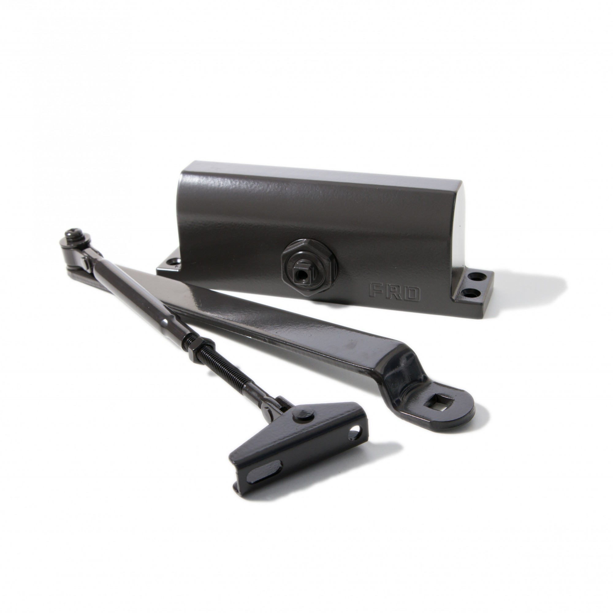 

Дверной доводчик KEDR A062 с рычажной тягой коричневый