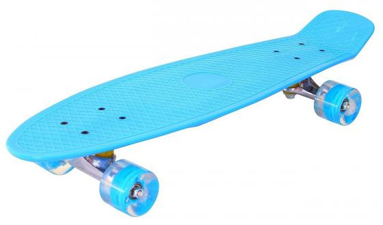 

Пенниборд (Penny Board) с подсветкой колес (Светло-голубой) MS 0848-5