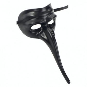 

Маска Чумной Доктор Halloween 19-247BLK