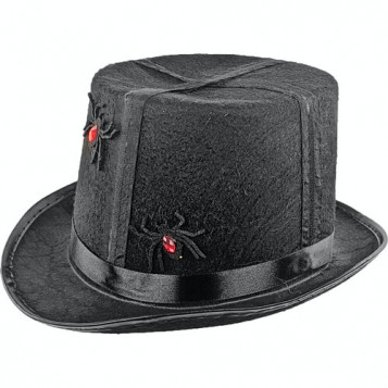 

Шляпа цилиндр Halloween 21-23BLK-RD