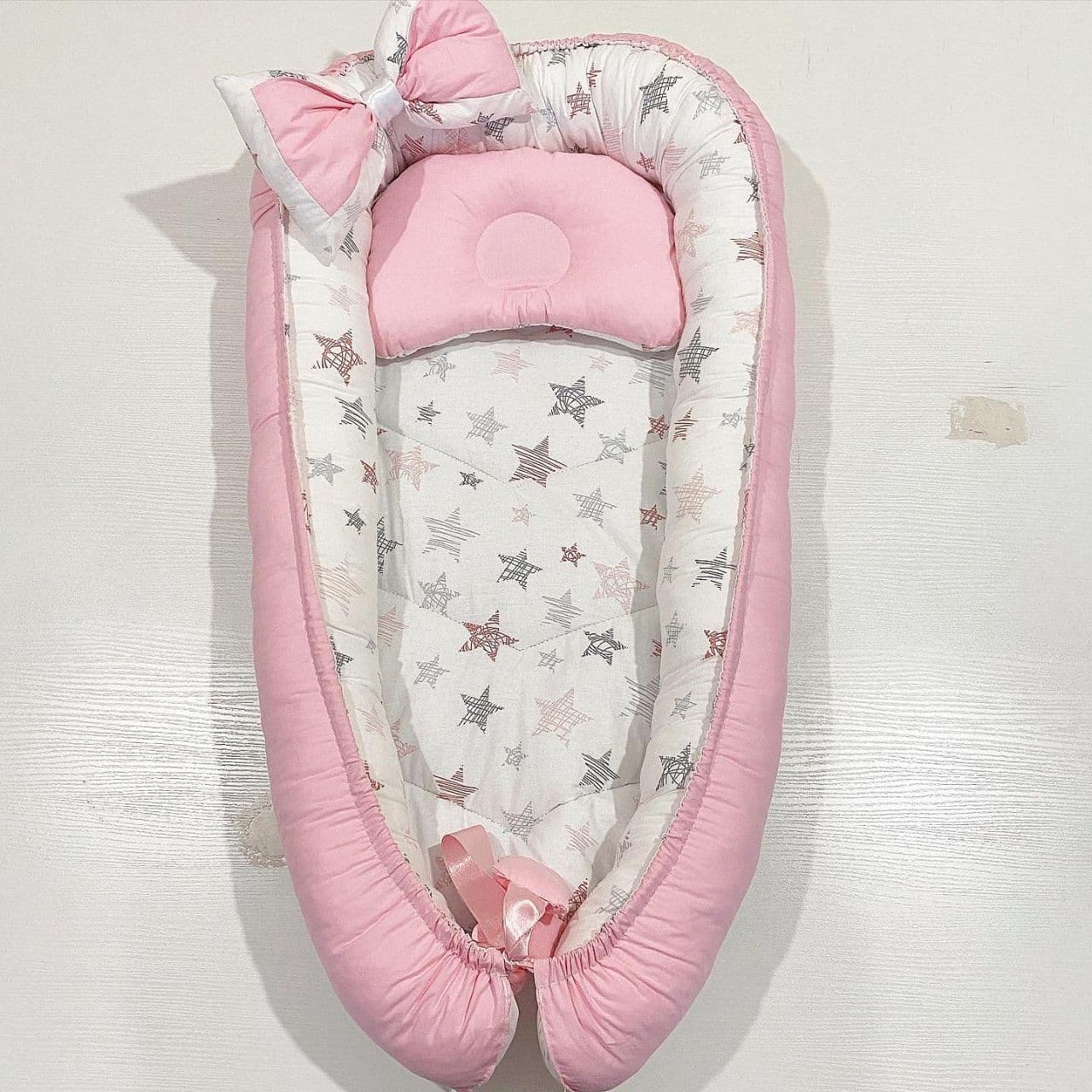 

Кокон-гнездышко для новорожденных BABYNEST (Двухсторонний)