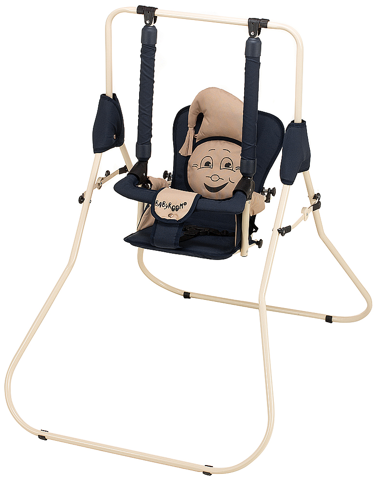 

Качель детская домашняя напольная Babyroom Casper т.синий-бежевый. 30949