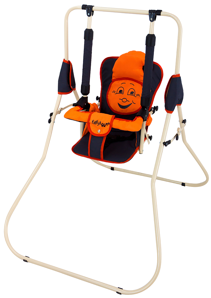 

Качель детская домашняя напольная Babyroom Casper графит-оранжевый. 30928
