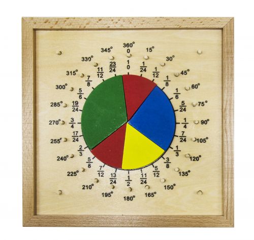 

Доска обучающая "Дроби, углы, геоборд" Руди. 37699