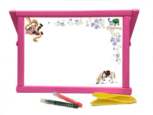 

Доска двухсторонняя "Рапунцель" (розовая) RA El' Bord. 36204